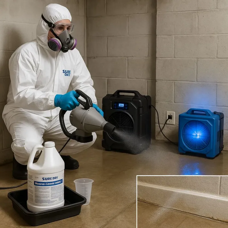 Sanitization and Odor Removal process in Hoschton, GA